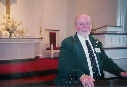 Ches Crow at Fayetteville First Presbyterian